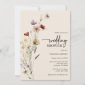 ボホフローラウェディングシャワー招待状 招待状 (正面)