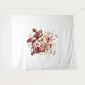 ボホフローラウミガメピンクの花 タペストリー (正面(横))