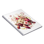 ボホフローラウミガメピンクの花 ノートブック (右側)