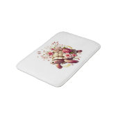 ボホフローラウミガメピンクの花 バスマット (アングル)