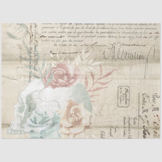 ボホフローラエフェメラデザインシリーズ#6 薄葉紙 (正面)