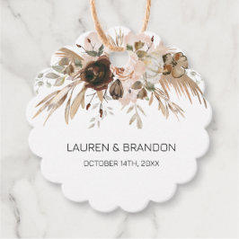 ボホフローラカボチャ秋インラブ フェイバータグ