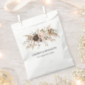 ボホフローラカボチャ秋インラブ フェイバーバッグ (クリップ留めされた状態)