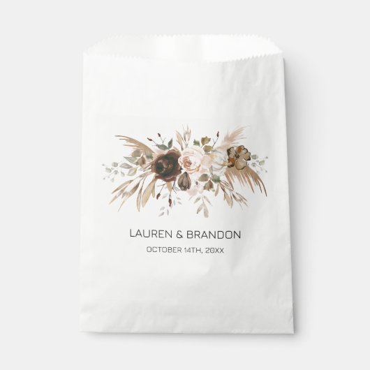 ボホフローラカボチャ秋インラブ フェイバーバッグ (正面)