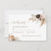 ボホフローラカボチャ秋インラブ 出欠カード (正面)