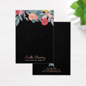 ボホフローラカラフルイヤリングブラック (デスク)