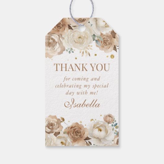 ボホフローラキンセアニェラありがとう ギフトタグ (裏面)