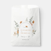 ボホフローラグリーンリー植物学結婚式の引き出物 フェイバーバッグ (正面)