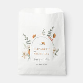 ボホフローラグリーンリー植物学結婚式の引き出物 フェイバーバッグ