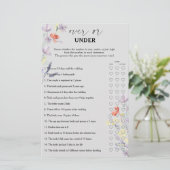 ボホフローラゲームの上または下ブライダルシャワー (スタンド正面)