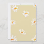 ボホフローラコケットチキンガール誕生日 招待状 (裏面)