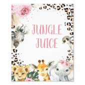 ボホフローラサファリ誕生日標識 フォトプリント (正面)