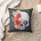 ボホフローラスカル クッション (ブランケット)