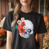 ボホフローラスカルTシャツ Tシャツ
