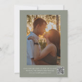 ボホフローラセージ緑の植物保存日 セーブザデート (裏面)