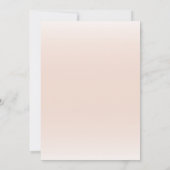 ボホフローラゾウ赤ちゃんシャワー招待状 招待状 (裏面)