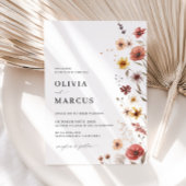 ボホフローラテラコッタメドウ結婚式招待状 招待状