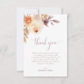 ボホフローラテラ結婚コッタサンキューカード サンキューカード (正面)