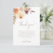 ボホフローラテラ結婚コッタサンキューカード サンキューカード (スタンド正面)