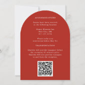 ボホフローラディヴァインオールシーズ結婚ンズ 招待状 (裏面)