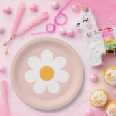 ボホフローラデイジーグルービーバースデーパーティードコール ペーパープレート (パーティー)