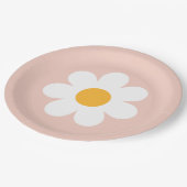 ボホフローラデイジーグルービーバースデーパーティードコール ペーパープレート (アングル)