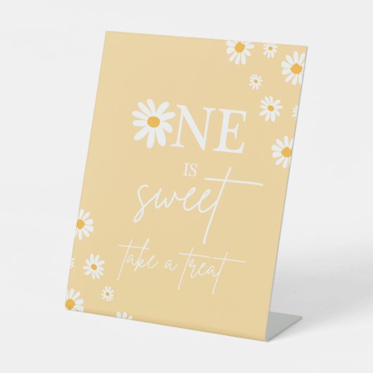 ボホフローラデイジーGroovyバースデーパーティーのお願い 台座サイン (正面)