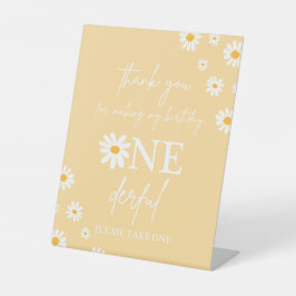 ボホフローラデイジーGroovyバースデーパーティーのお願い 台座サイン