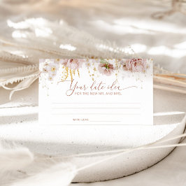 ボホフローラデート夜アイディア。日付jar エンクロージャーカード