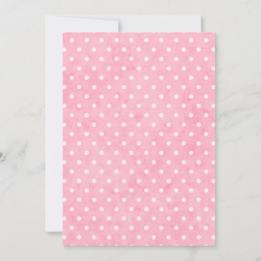 ボホフローラトライバルテペレガールベビーシャワー招待状 招待状 (裏面)