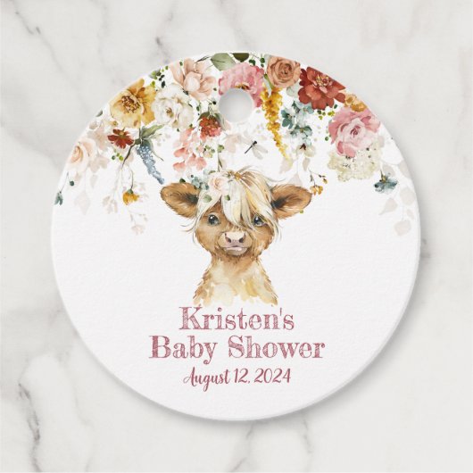 ボホフローラハイランドカウギフト フェイバータグ (正面)