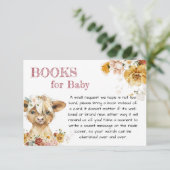 ボホフローラハイランド牛の本ベビー エンクロージャーカード (スタンド正面)