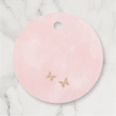 ボホフローラバタフライキスベビーメッセージカード フェイバータグ (裏面)