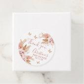 ボホフローラバタフライキスベビーメッセージカード フェイバータグ (インサイチュ)