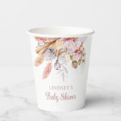 ボホフローラパンパスグラスダスティピンク 紙コップ (裏面)