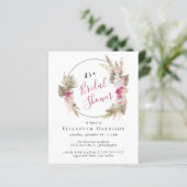 ボホフローラパンパスグラスブライダルシャワー招待 (スタンド正面)