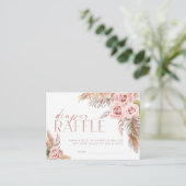 ボホフローラパンパバラ金ゴールドおむつラッフル エンクロージャーカード (スタンド正面)