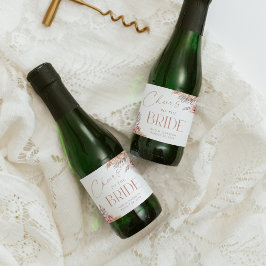 ボホフローラパンパバラ金ゴールド応援ミニ スパークリングワインラベル