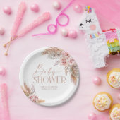 ボホフローラパンパバラ金ゴールド紙プレート ペーパープレート (パーティー)