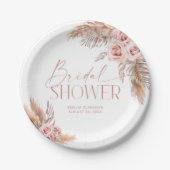 ボホフローラパンパバラ金ゴールド紙プレート ペーパープレート (正面)