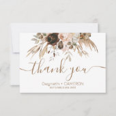 ボホフローラパンプキンサンキュー サンキューカード (正面)