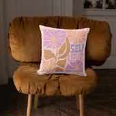 ボホフローラピンク植物確認枕 クッション