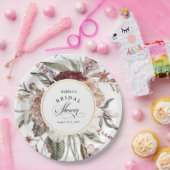 ボホフローラファンタジー水彩ブライダルシャワー ペーパープレート (パーティー)