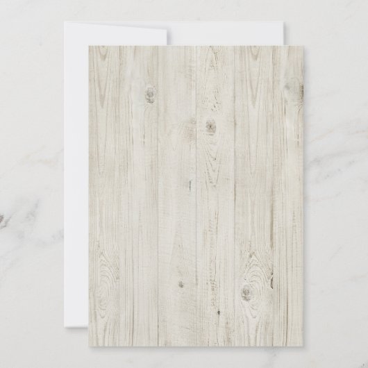 ボホフローラフェザー〔雄ジカの〕枝角スカルウッド結婚ズ 招待状 (裏面)