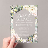 ボホフローラフレームブライダルブランチブライダルシャワー アクリル招待状 (インサイチュ (ポータブル))