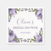 ボホフローラブライダルシャワー スタンダードカクテルナプキン (正面)