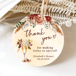 ボホフローラブライダルシャワー フェイバータグ