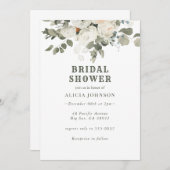 ボホフローラブライダルシャワー 招待状 (正面/裏面)