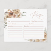 ボホフローラブライダルレシピカード ポストカード (正面)