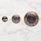 ボホフローラブラックバタフライ庭園の結婚式 コンフェッティ (正面)